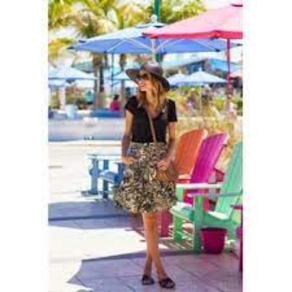 Anthropologie Corey Lynn Calter palm garden skirt - Picture 10 of 10